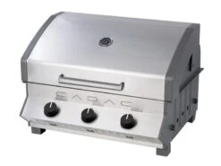 Cadac Inbouwbarbecue Meridian Built-in 3 Brander RVS