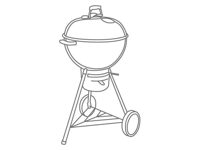 Eurotrail Barbecue Hoes 55 2 Eurotrail Barbecue Hoes 55 - Afbeelding 2