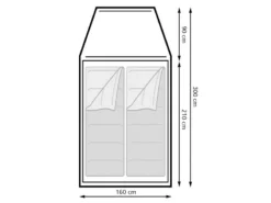 Eurotrail Koepeltent Campsite Rocky 2 Polyester -Buiten Kamperen 16 3 eurotrail koepeltent campsite rocky 2 polyester ette0801 0904