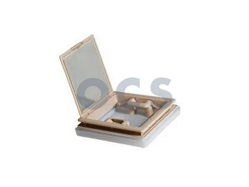 MPK Dakluik 28x28 Beige Kader 2 MPK Dakluik 28x28 Beige Kader - Afbeelding 2