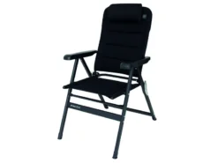 Eurotrail Chateau 3d-Mesh Campingstoel Zwart