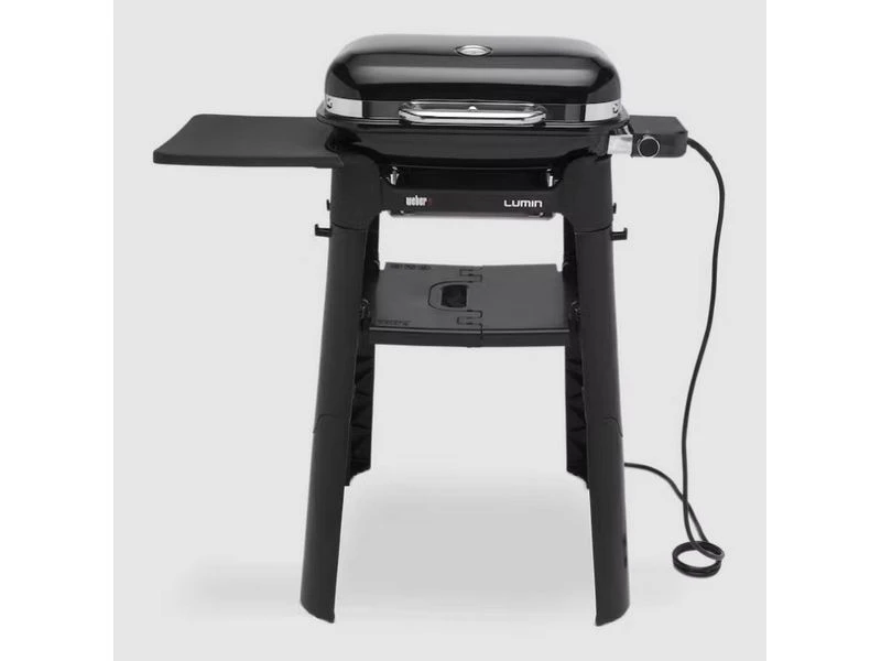 Weber Elektrische Barbecue Lumin Compact Black Met Stand 1 Weber Elektrische Barbecue Lumin Compact Black Met Stand