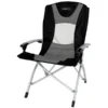Eurotrail Vouwstoel Lyon Alu Zwart-Grijs
