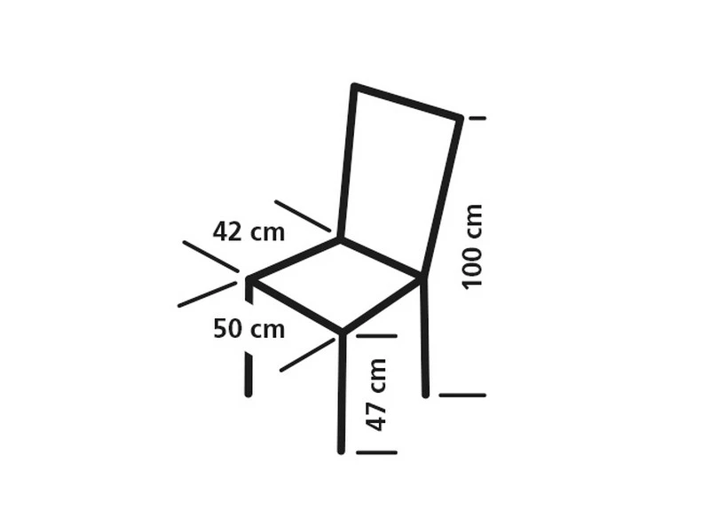 Eurotrail Vouwstoel Lyon Alu Zwart-Grijs 4 Eurotrail Vouwstoel Lyon Alu Zwart-Grijs - Afbeelding 4