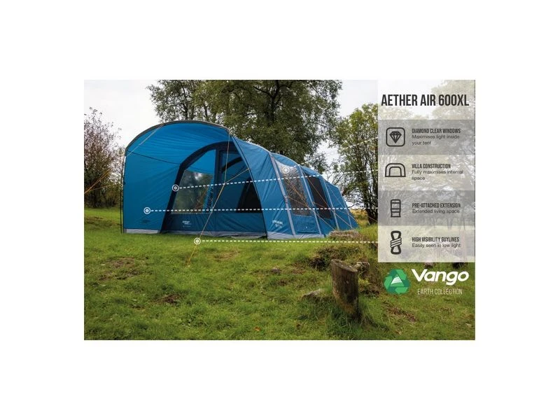 Vango Opblaasbare Tent Aether Air 600 Xl 4 Vango Opblaasbare Tent Aether Air 600 Xl - Afbeelding 4