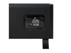 Eurom Alutherm Baseboard 1000 Black Elektrische Convector Kachel -Buiten Kamperen 23 4 eurom alutherm baseboard 1000 black elektrische convector kachel display aan 361179