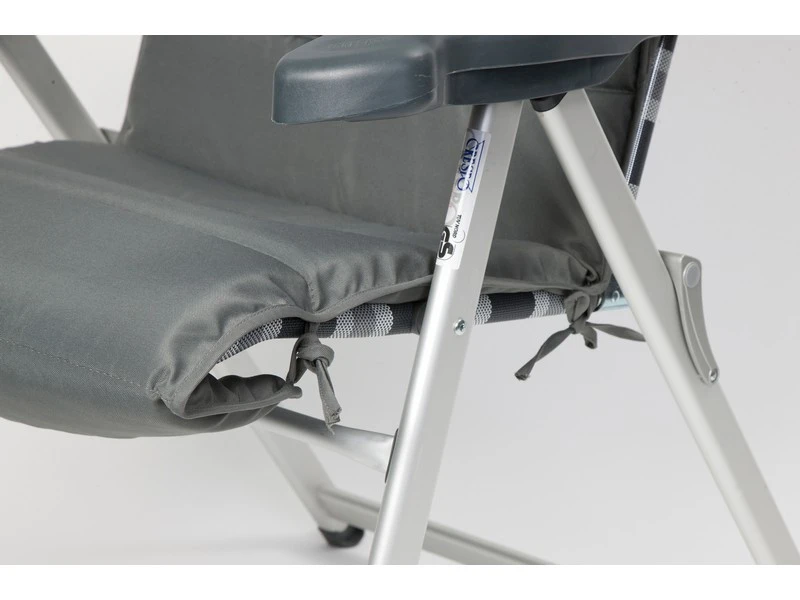 Bo Camp Stoelkussen Luxe Grijs 2 Bo Camp Stoelkussen Luxe Grijs - Afbeelding 2