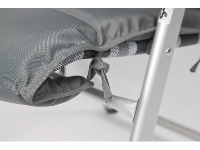 Bo Camp Stoelkussen Luxe Grijs 3 Bo Camp Stoelkussen Luxe Grijs - Afbeelding 3