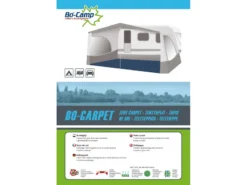 Bo Camp Tenttapijt Bo-carpet Blauw -Buiten Kamperen 38 2 bo camp tenttapijt bo carpet blauw 4218061