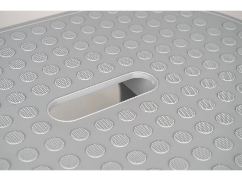 Curver Opstapje Kunststof 43x33x24 Cm Grijs 2 Curver Opstapje Kunststof 43x33x24 Cm Grijs - Afbeelding 2