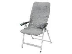 Bo Camp Badstof Stoelhoes Gepolsterd M Licht Grijs