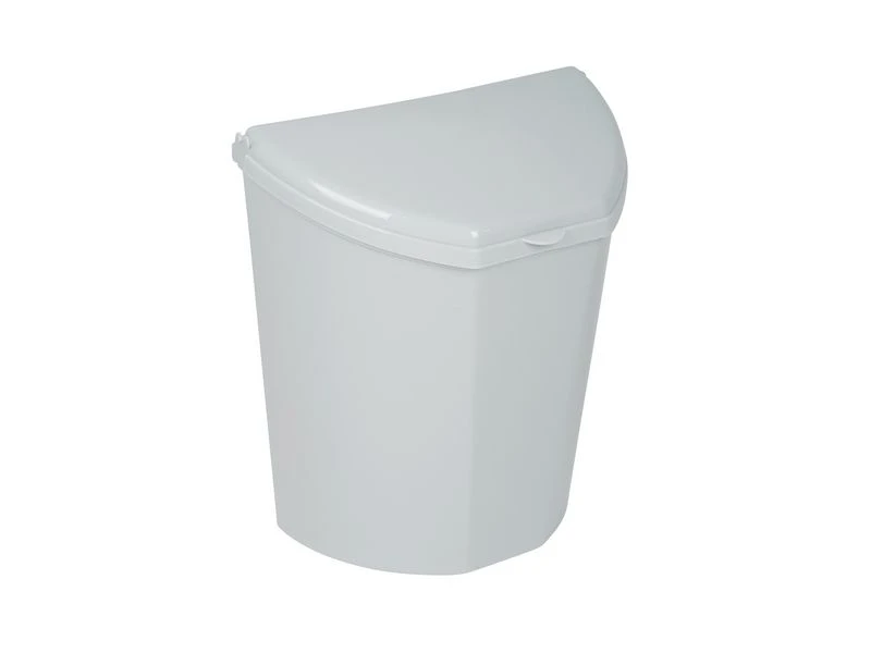 Bo-Camp Afvalbak Compact 6 Liter Grijs 1 Bo-Camp Afvalbak Compact 6 Liter Grijs