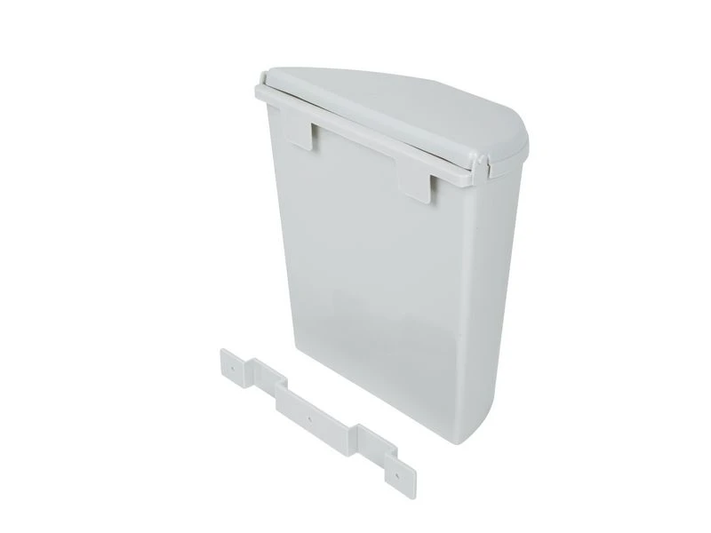 Bo-Camp Afvalbak Compact 6 Liter Grijs 3 Bo-Camp Afvalbak Compact 6 Liter Grijs - Afbeelding 3