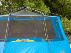 Coleman Familie Tent Octagon Blue-lime -Buiten Kamperen 64 5 coleman familie tent octagon blue lime 2000035750