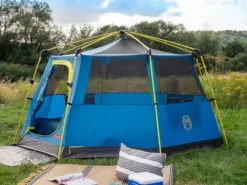 Coleman Familie Tent Octago Blue-lime -Buiten Kamperen 65 5 coleman familie tent octago blue lime 2000035194