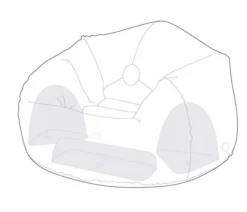 Intex Beanless 1 Persoons Chair Assorti -Buiten Kamperen intex beanless 1 persoons chair assorti 9559712 2